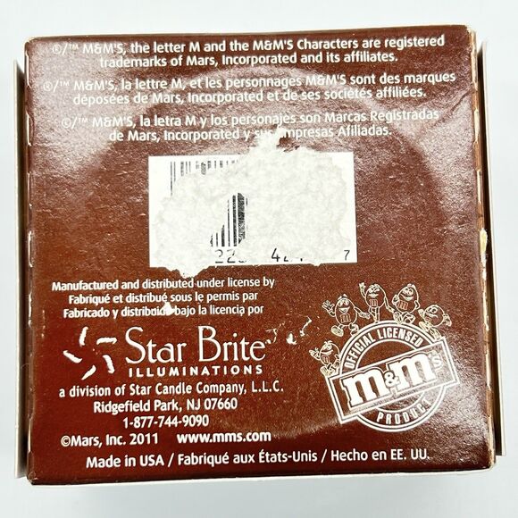 Star Brite M&Ms Scented Candle RED Chocolate  3oz NIB - Picture 5 of 5